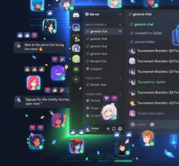 EasyNova Ultimate online játékosközösség digitális felületen, chat- és versenycsatornákkal.