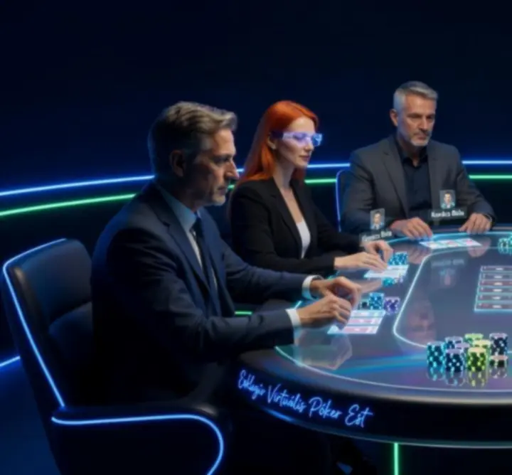 Privát online poker esemény digitális asztallal
